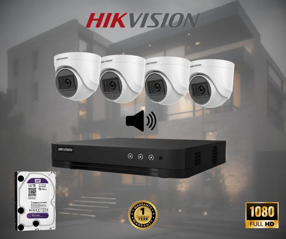 4 CAMERA INDOOR 2MP AUDIO
