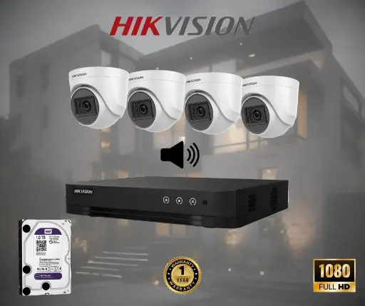 4 CAMERA INDOOR 2MP AUDIO